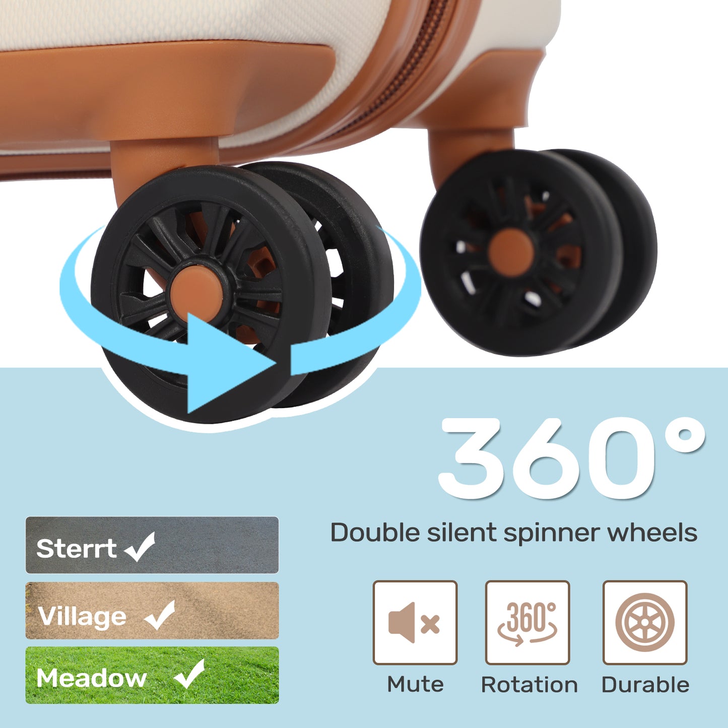 Searoute Carry on Suitcases