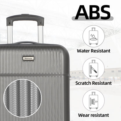 Searoute Suitcase Set in Grey