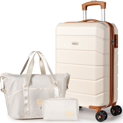 Searoute Carry-On Hand Suitcase in White